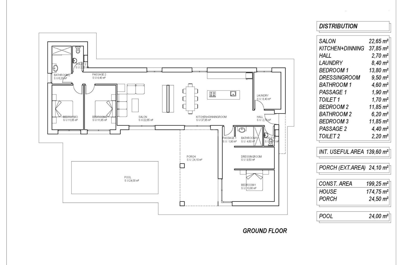 New Build - Villa - Pinoso - Campo