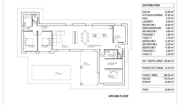 Obra nueva - Villa - Pinoso - Campo