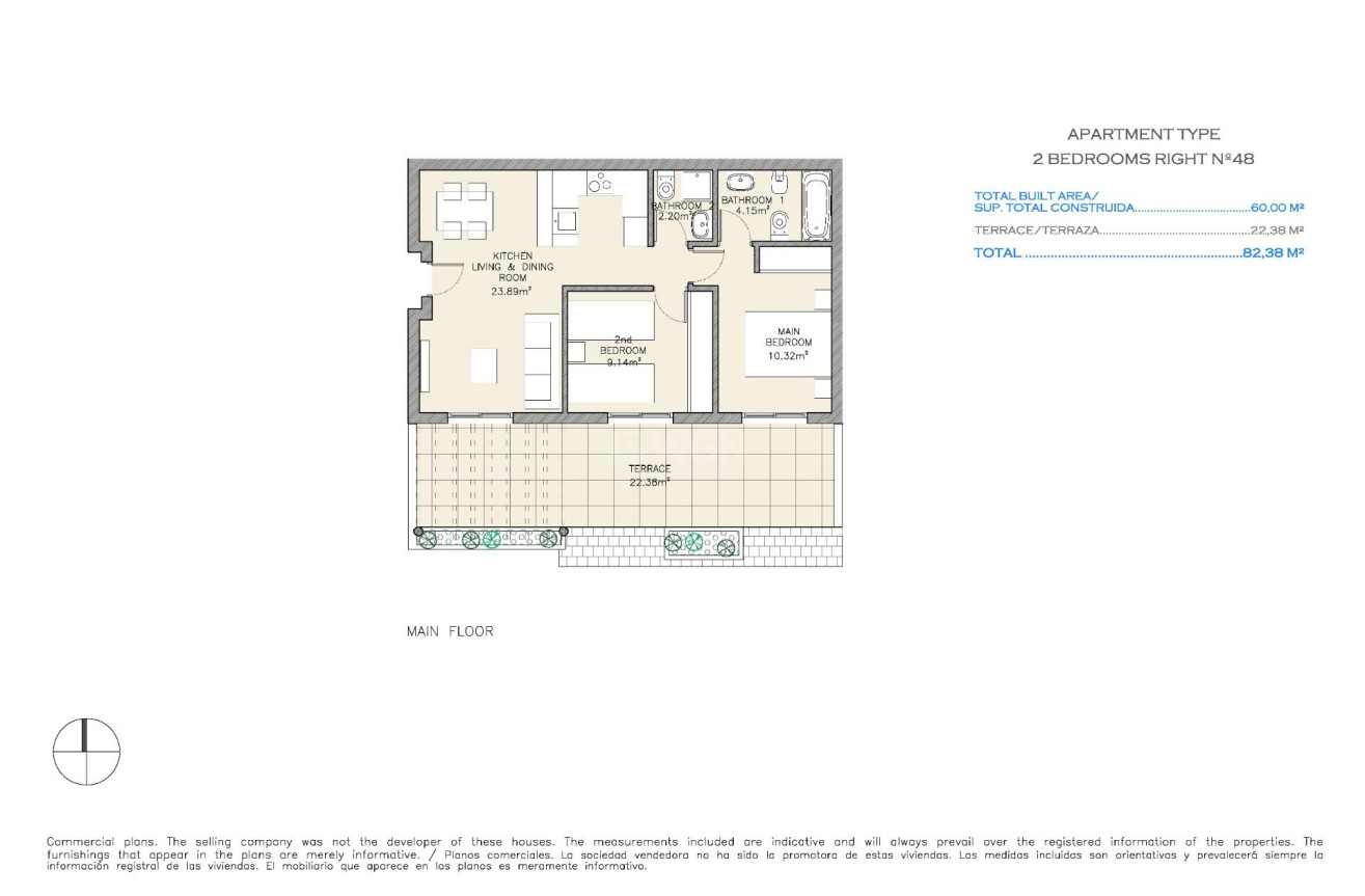 New Build - Apartment / flat - Aguilas - Collados