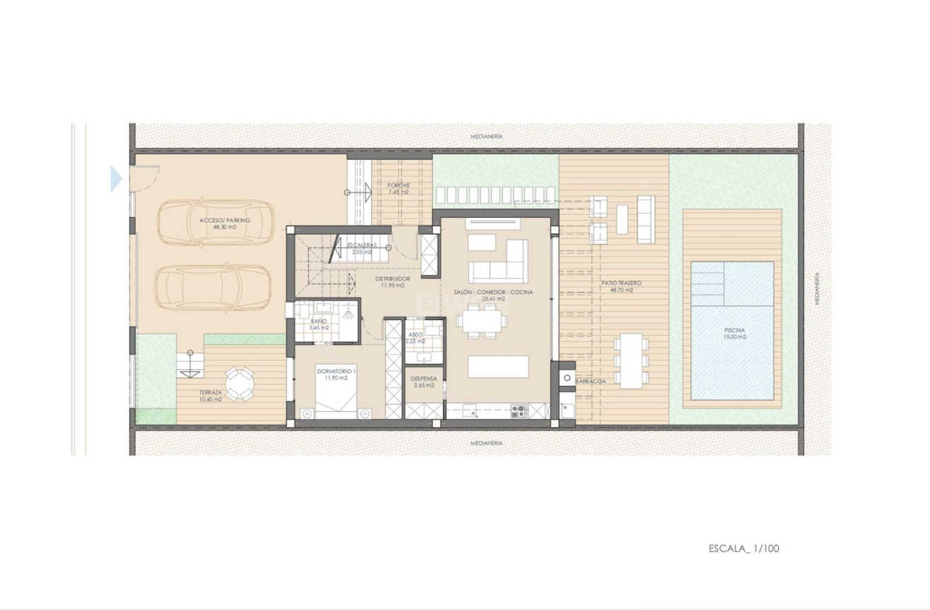 New Build - Villa - San Juan de los Terreros - Las Mimosas