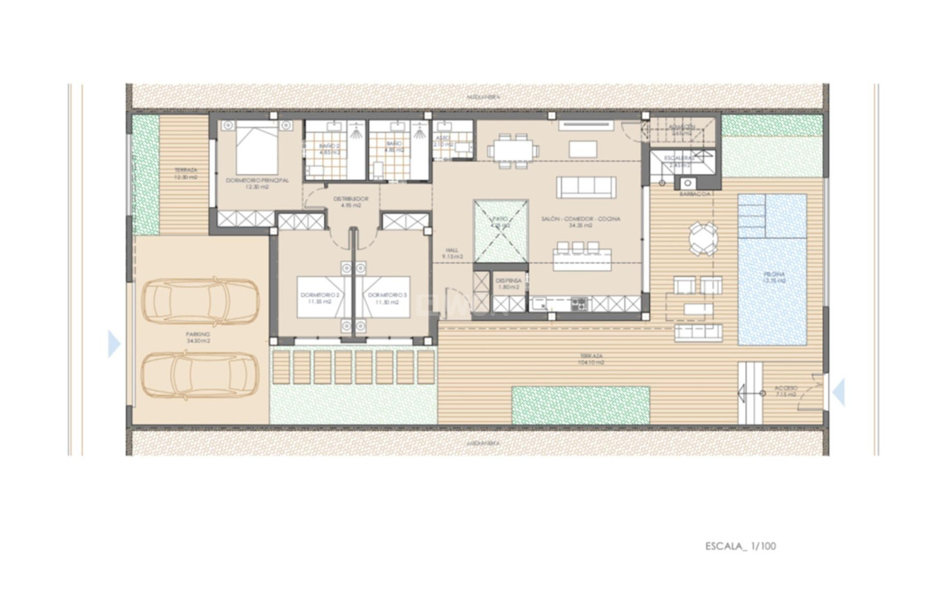 Obra nueva - Villa - San Juan de los Terreros - Las Mimosas