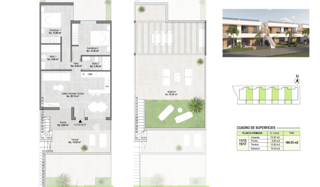 Nowy budynek - Bungalow - Alhama De Murcia - Condado De Alhama