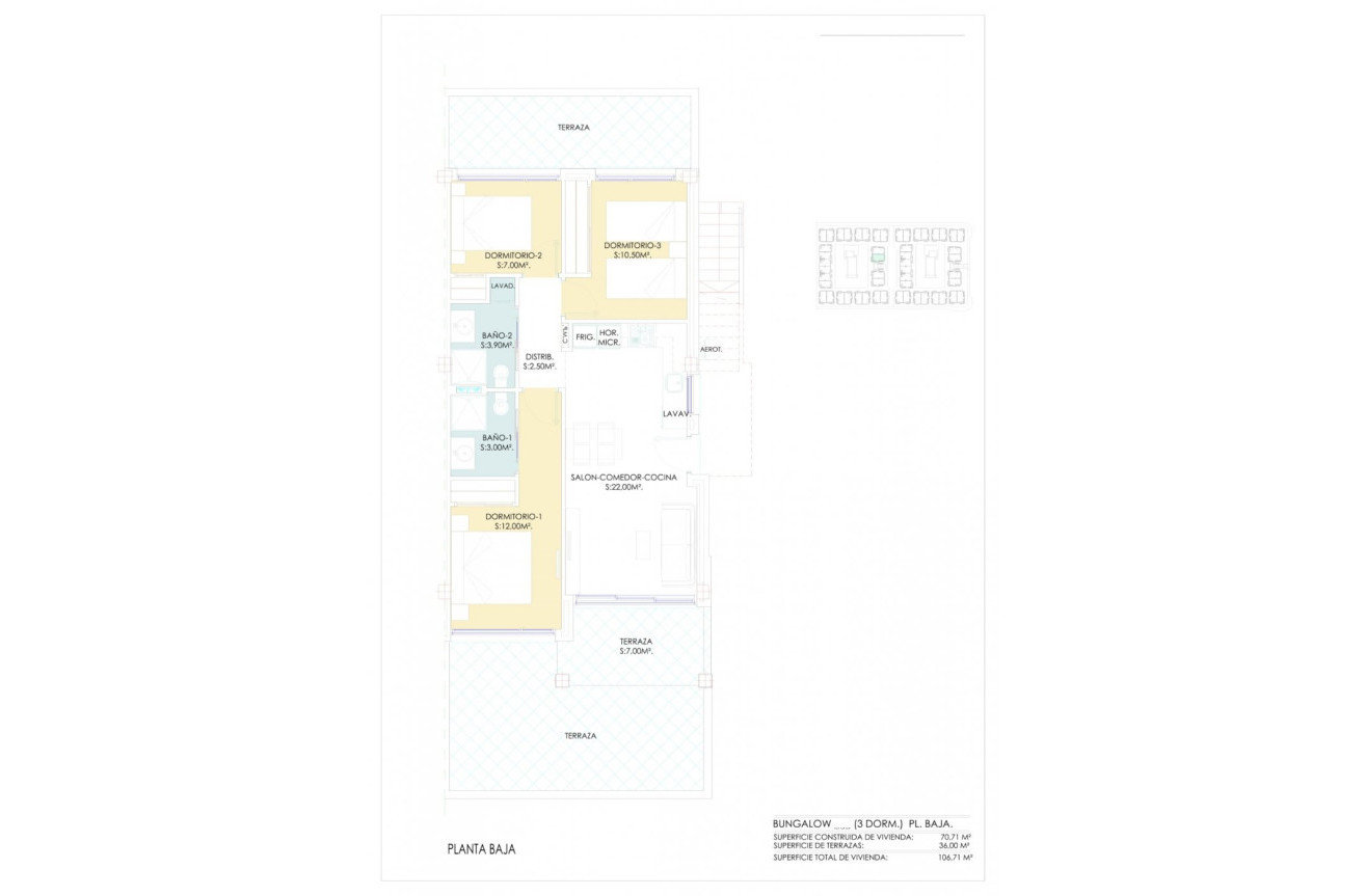 Nowy budynek - Bungalow - Torrevieja - Los Balcones