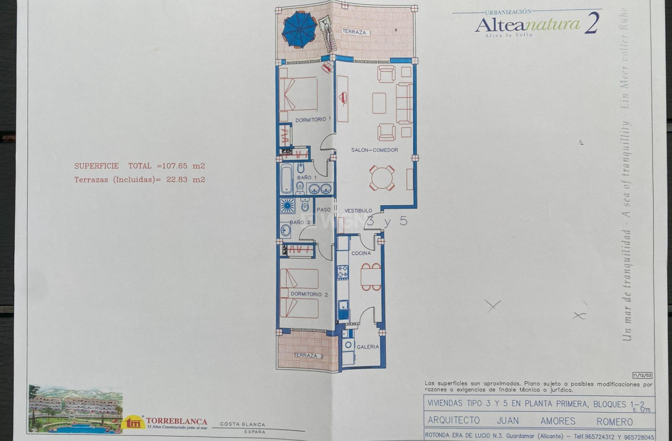 Odsprzedaż - Mieszkanie w bloku - Altea - Costa Blanca