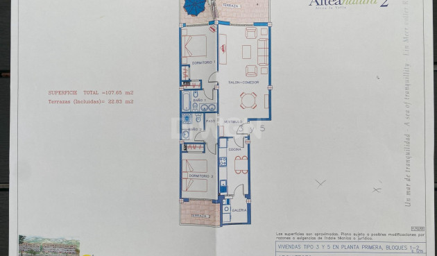 Odsprzedaż - Mieszkanie w bloku - Altea - Costa Blanca