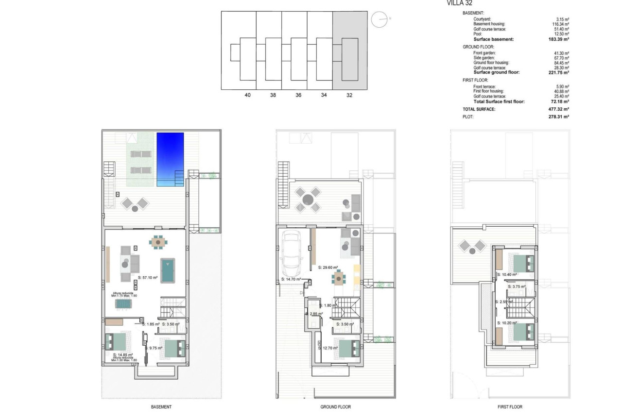 Obra nueva - Villa - Los Alcázares - Serena Golf