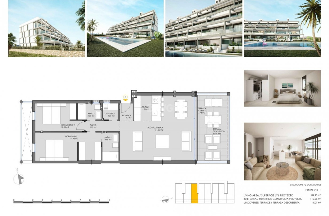 Obra nueva - Apartamento / piso - Cartagena - Mar De Cristal