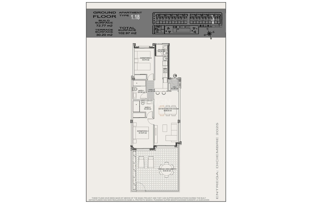 Obra nueva - Bungalow - Torrevieja - Altos del Sol