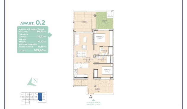 Obra nueva - Apartamento / piso - Los Alcázares - Serena Golf