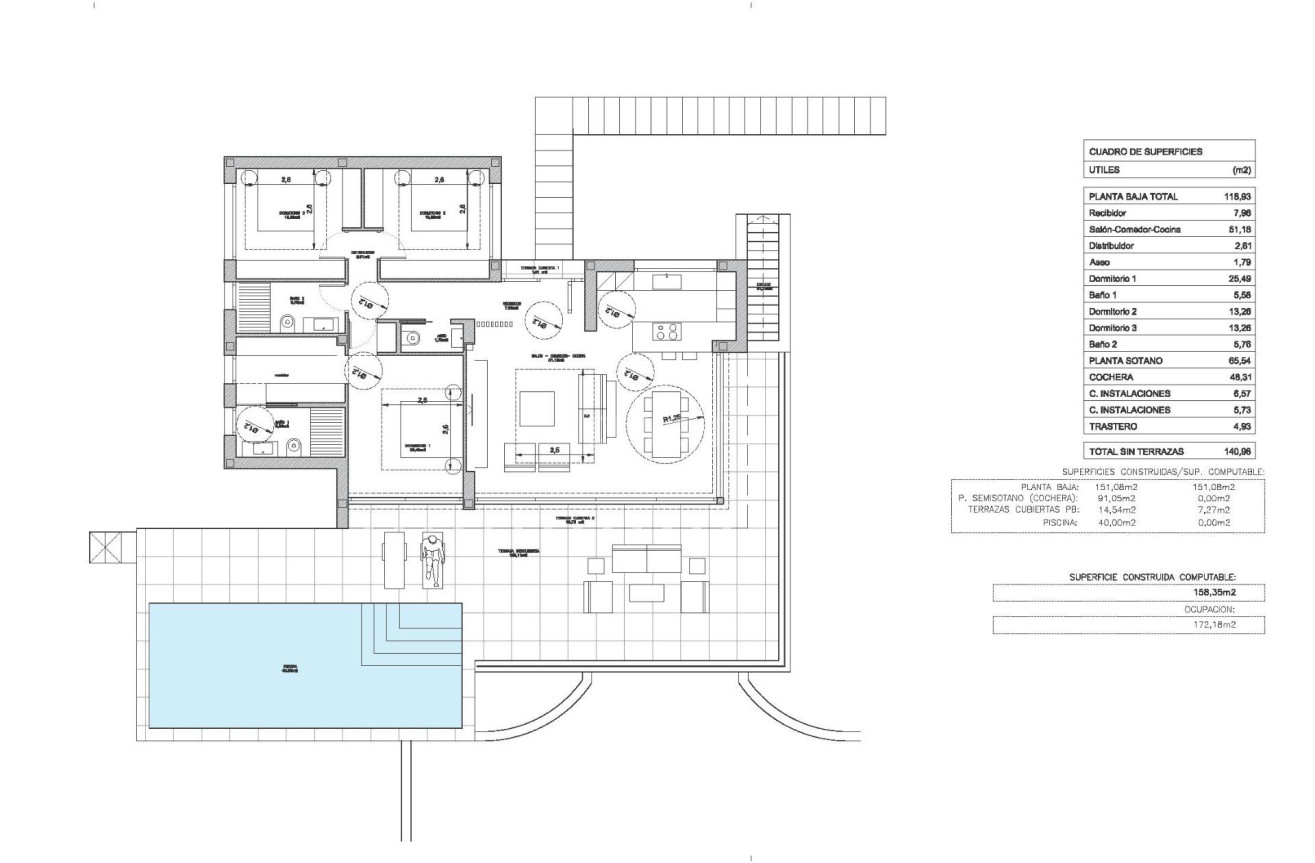 Obra nueva - Villa - Orihuela - Las Colinas Golf