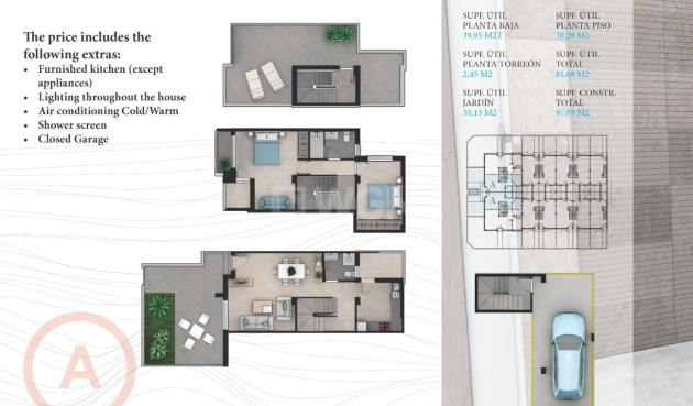 New Build - Townhouse - La Manga del Mar Menor - La Manga