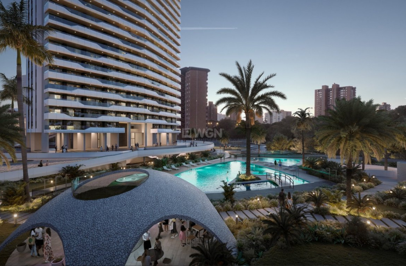 Nowy budynek - Mieszkanie w bloku - Benidorm - Poniente