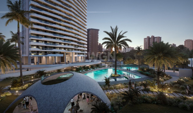 Nowy budynek - Mieszkanie w bloku - Benidorm - Poniente