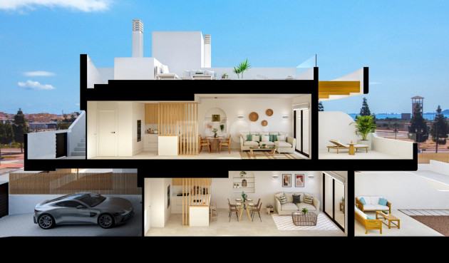 Obra nueva - Apartamento / piso - Los Alcázares - Serena Golf