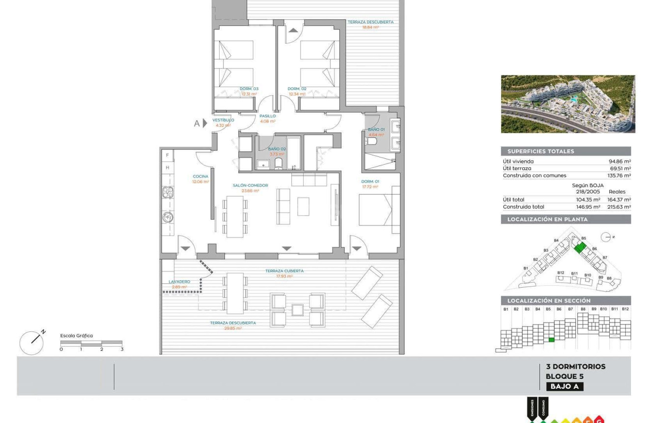 Nowy budynek - Mieszkanie w bloku - Málaga - El Limonar