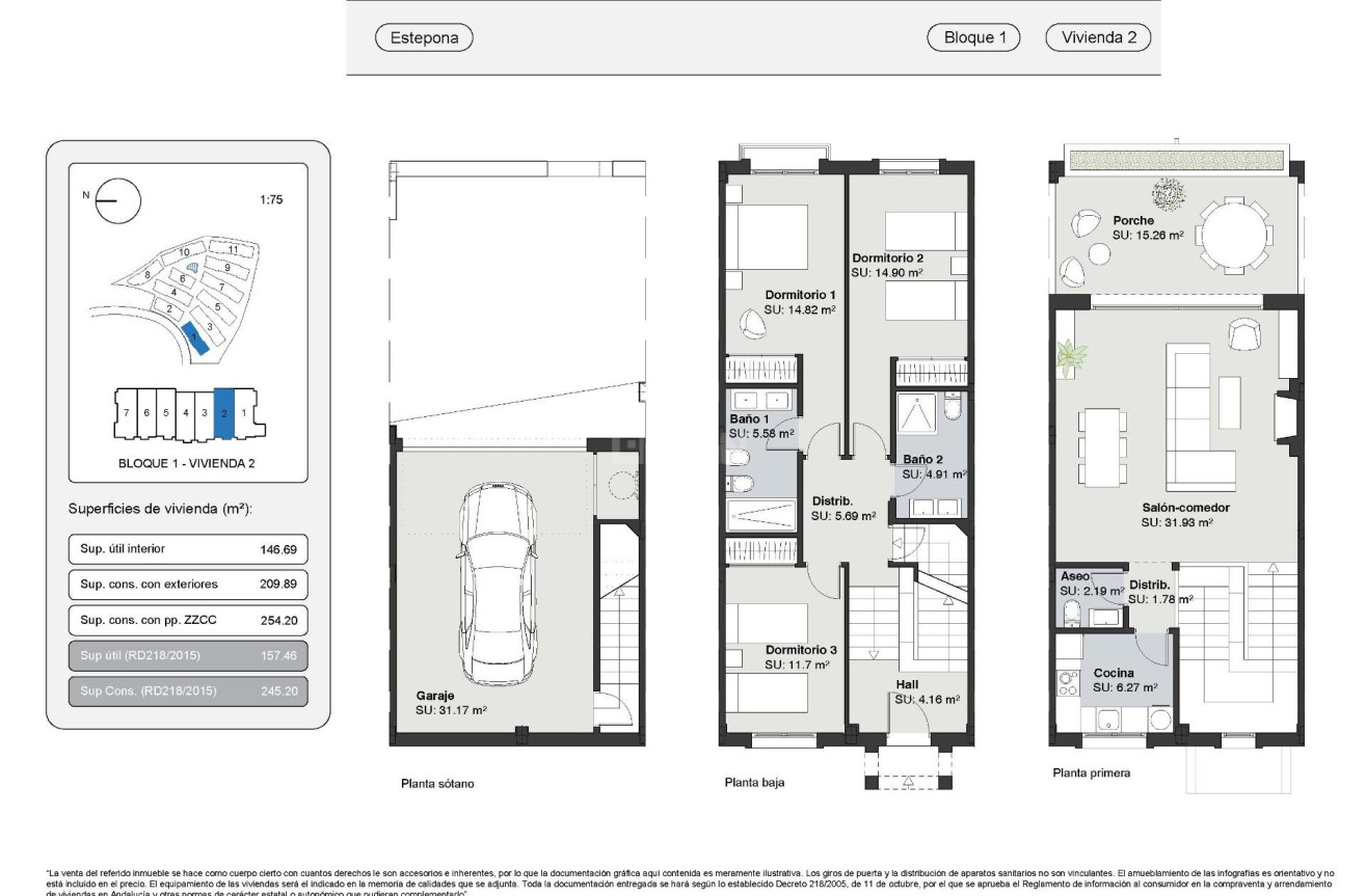 Obra nueva - Adosado - Estepona - Azata Golf