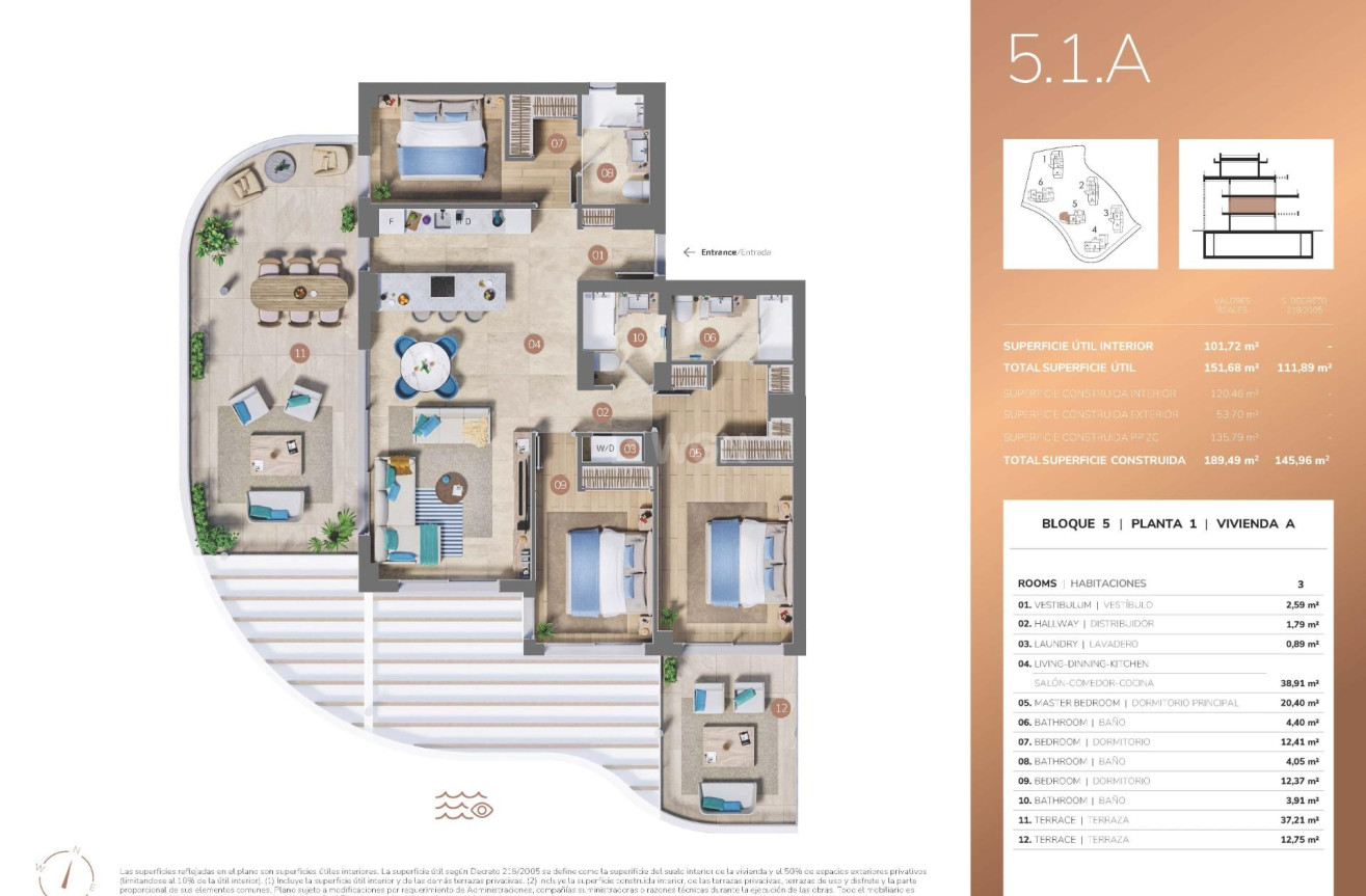 Nowy budynek - Mieszkanie w bloku - Mijas - Cerrado del Aguila Golf and Resort