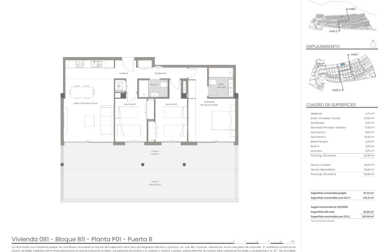 New Build - Top Floor Bungalow - Mojacar - Playa Macenas (Mojácar)