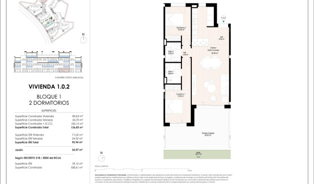 New Build - Ground floor apartment - Casares - Doña Julia Golf