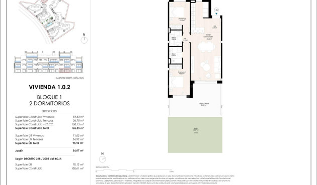 New Build - Ground floor apartment - Casares - Doña Julia Golf