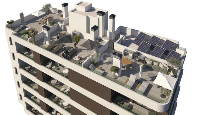 Nowy budynek - Mieszkanie w bloku - Santa Pola - pueblo