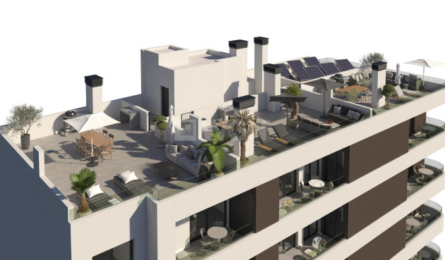 Nowy budynek - Daszek - Santa Pola - pueblo