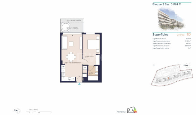 Nowy budynek - Mieszkanie w bloku - Denia - Playa de La Almadraba