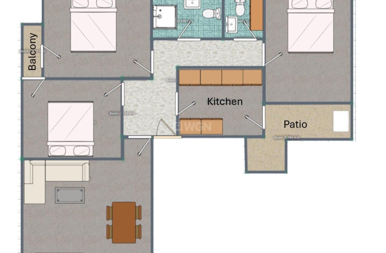 Odsprzedaż - Mieszkanie w bloku - Torrevieja - Las Piscinas Naturales