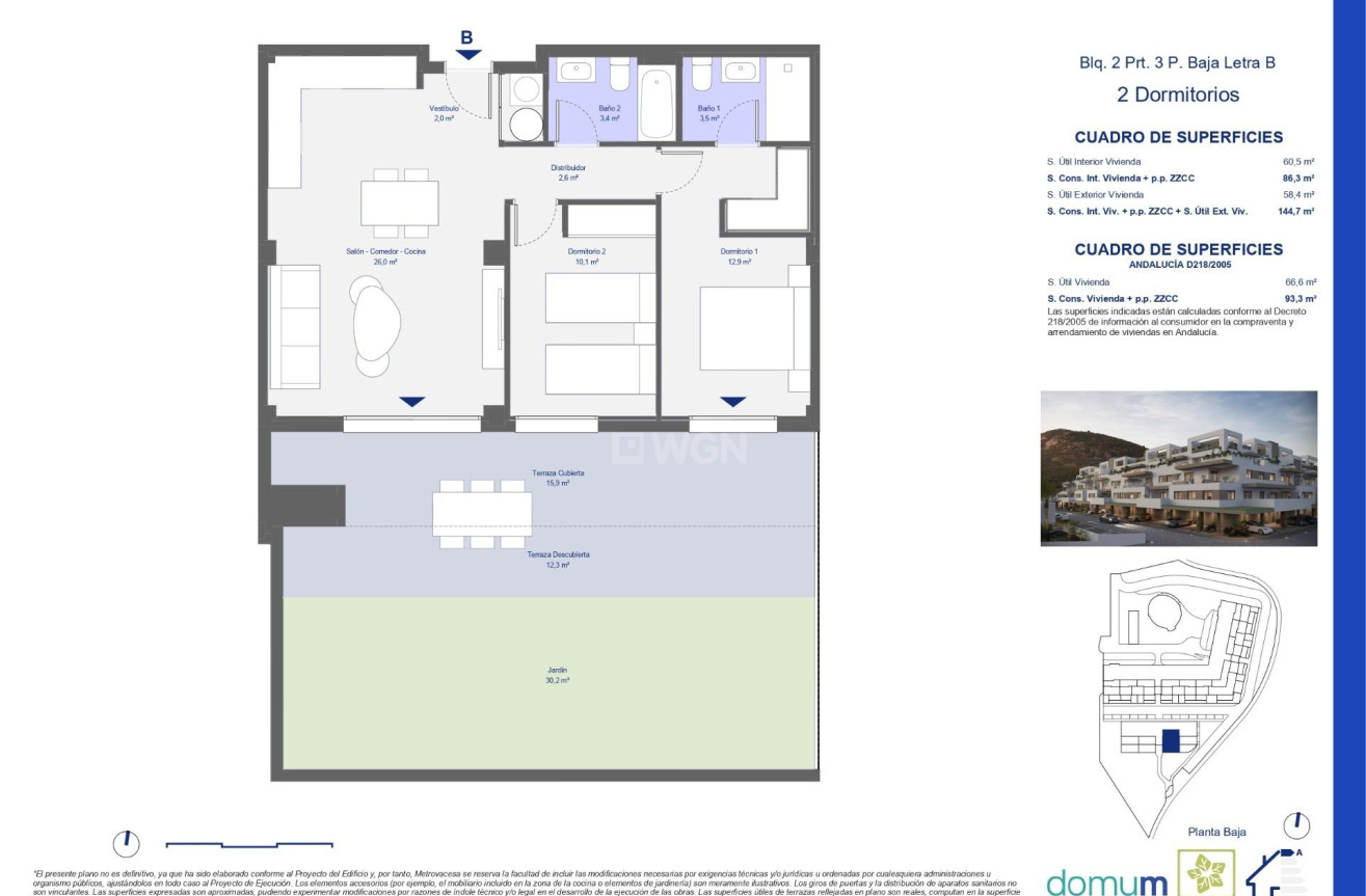 Obra nueva - Ground floor apartment - Pulpi - Aguilón Golf