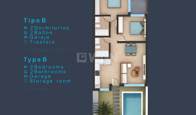 Nowy budynek - Ground Floor Bungalow - San Pedro del Pinatar - Los Pinos