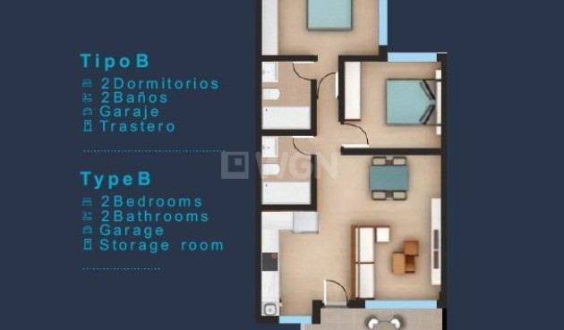 Nowy budynek - Top Floor Bungalow - San Pedro del Pinatar - Los Pinos