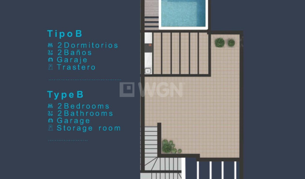 Nowy budynek - Top Floor Bungalow - San Pedro del Pinatar - Los Pinos