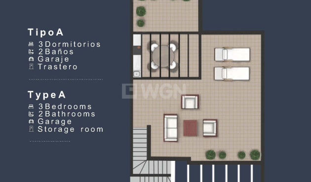 New Build - Top Floor Bungalow - San Pedro del Pinatar - Los Pinos