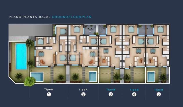 New Build - Top Floor Bungalow - San Pedro del Pinatar - Los Pinos