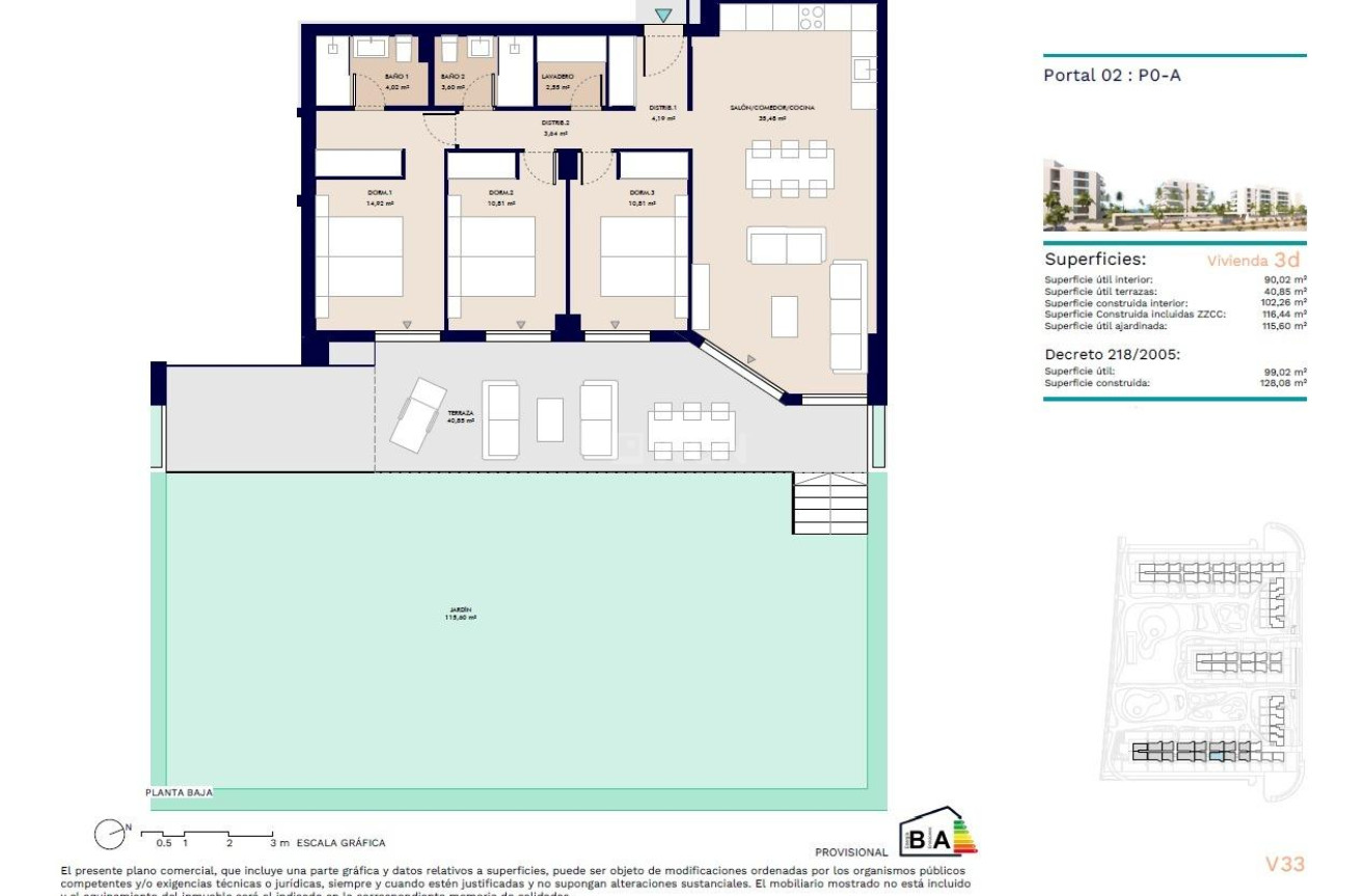 Obra nueva - Ground floor apartment - Almerimar