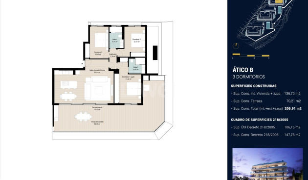 Neue Gebäude - Penthouse - Fuengirola - Higueron