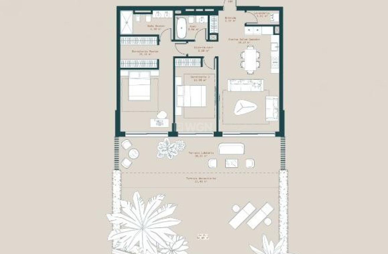 Nowy budynek - Ground floor apartment - Mijas - La Capellania