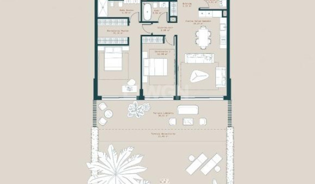 Nowy budynek - Ground floor apartment - Mijas - La Capellania