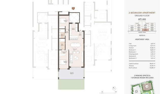 Nowy budynek - Ground floor apartment - Estepona - Resinera Voladilla