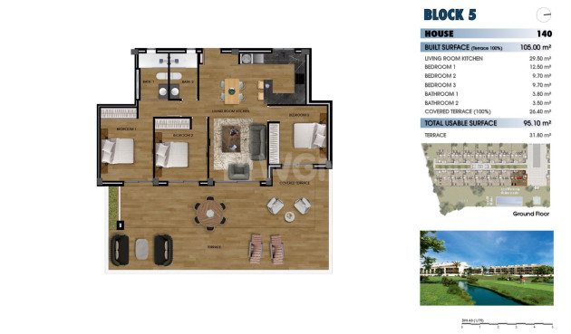 Obra nueva - Apartamento / piso - Los Alcázares - La Serena Golf