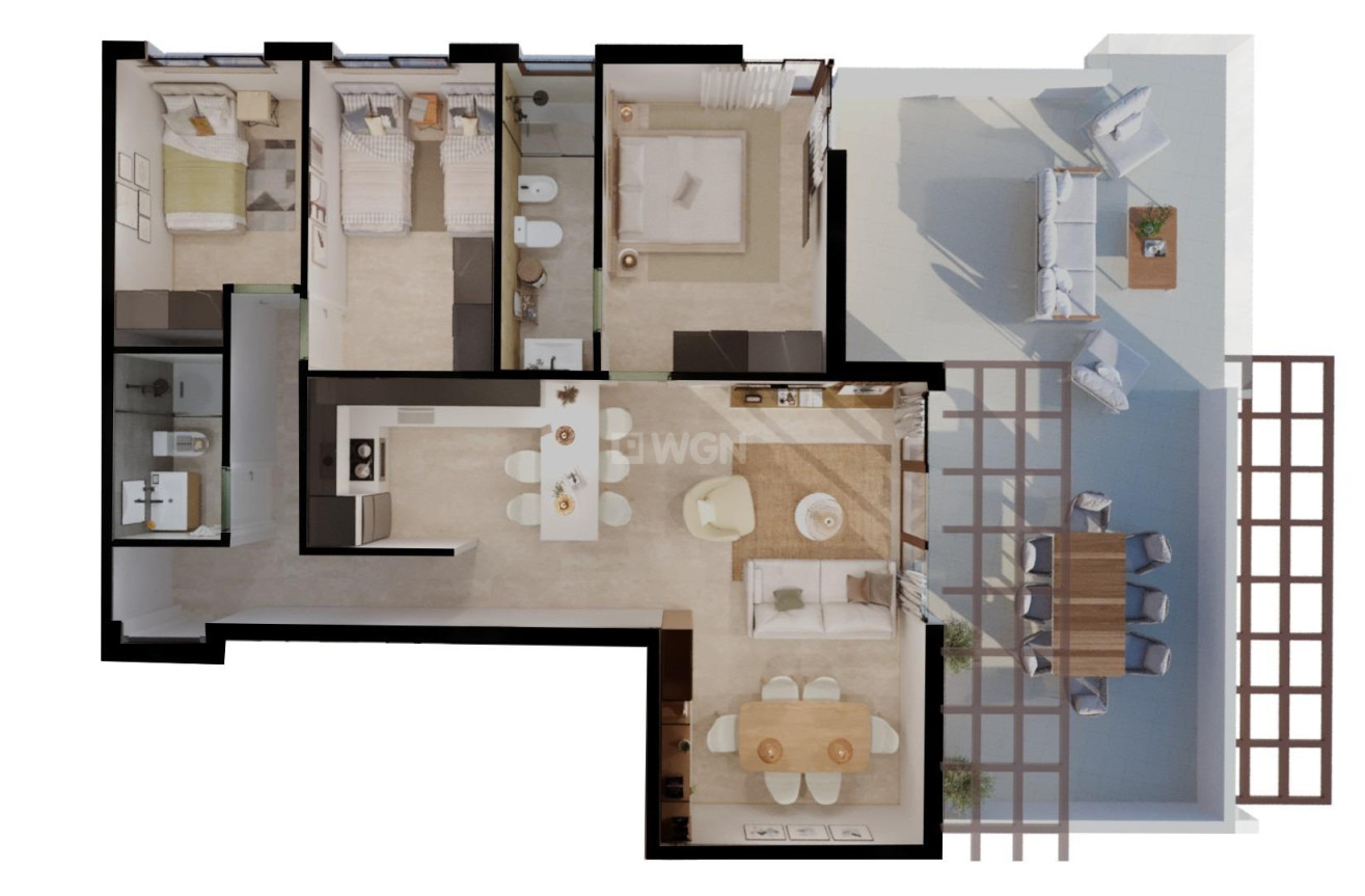 Nowy budynek - Mieszkanie w bloku - Vera - Vera Playa