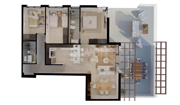 Nowy budynek - Mieszkanie w bloku - Vera - Vera Playa