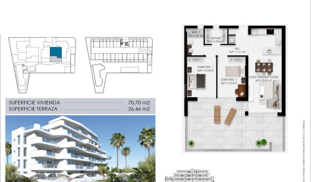 New Build - Apartment / flat - Pilar de la Horadada - Mil Palmeras