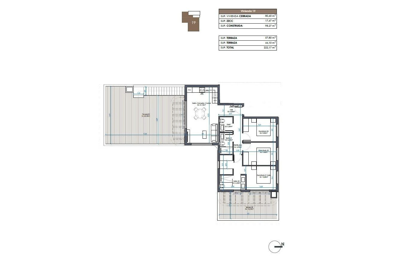 Nowy budynek - Daszek - Guardamar del Segura - Camino del Puerto
