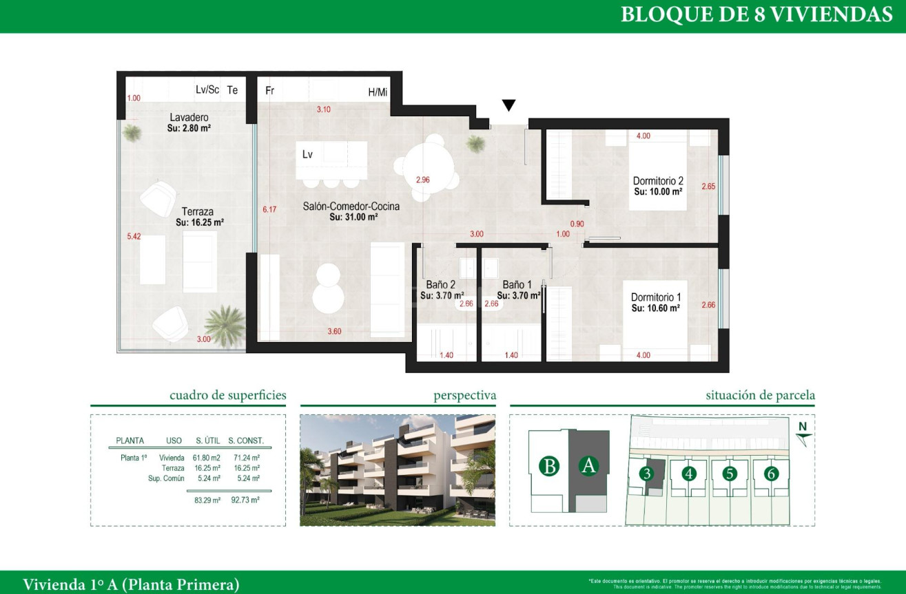 New Build - Apartment / flat - Alhama De Murcia - Condado De Alhama Golf Resort