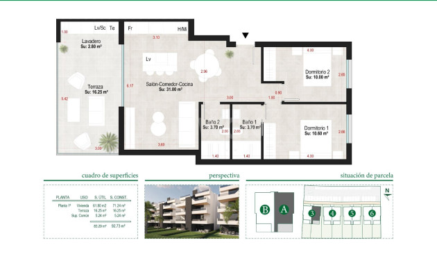 New Build - Apartment / flat - Alhama De Murcia - Condado De Alhama Golf Resort