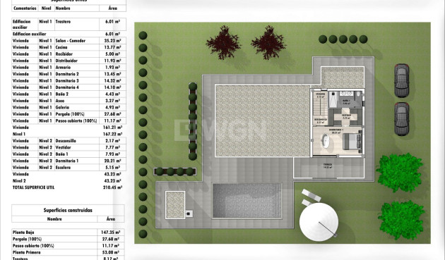 Nowy budynek - Villa - Aspe - Poligono 19