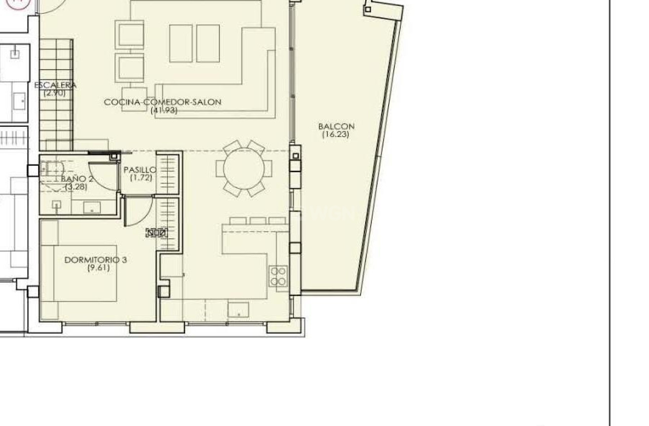 Nowy budynek - Daszek - Torrevieja - Playa del Cura