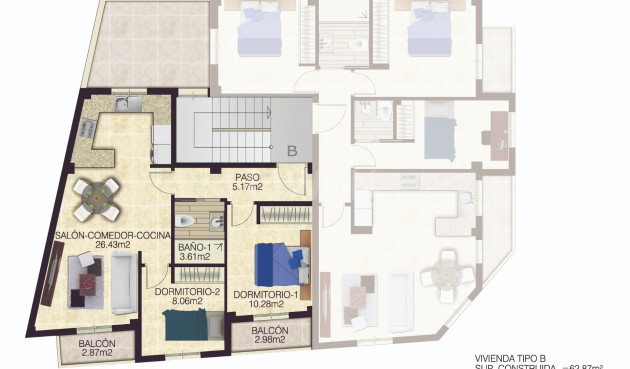 Obra nueva - Apartamento / piso - Jacarilla - pueblo