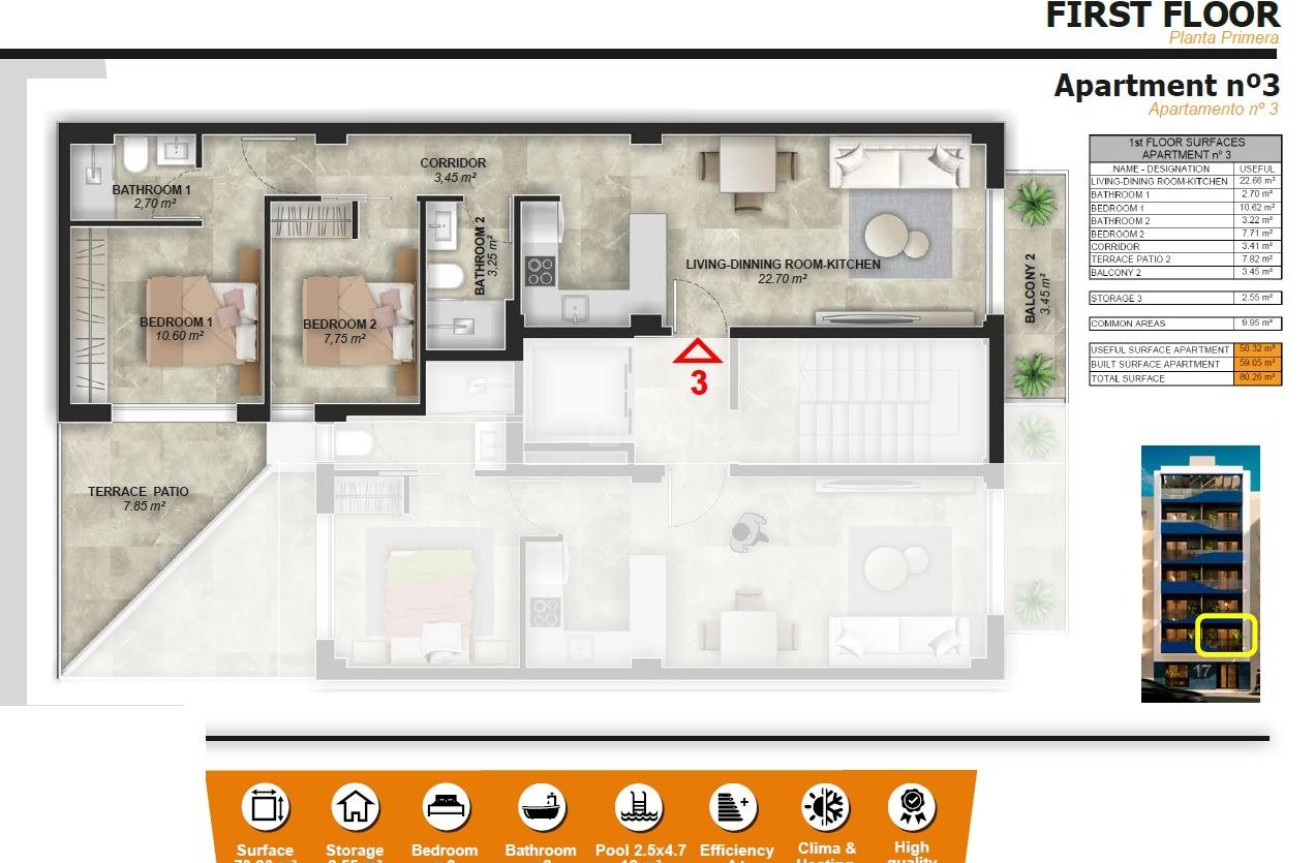 New Build - Apartment / flat - Torrevieja - Playa del Acequión